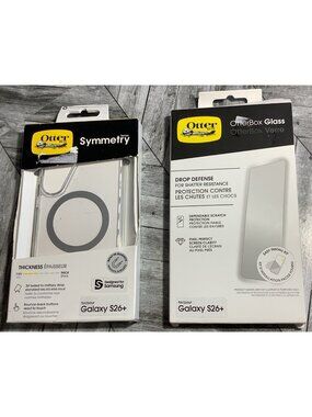 OtterBox Symmetry Series Case & Glass Screen Protector For Samsung Galaxy S26+